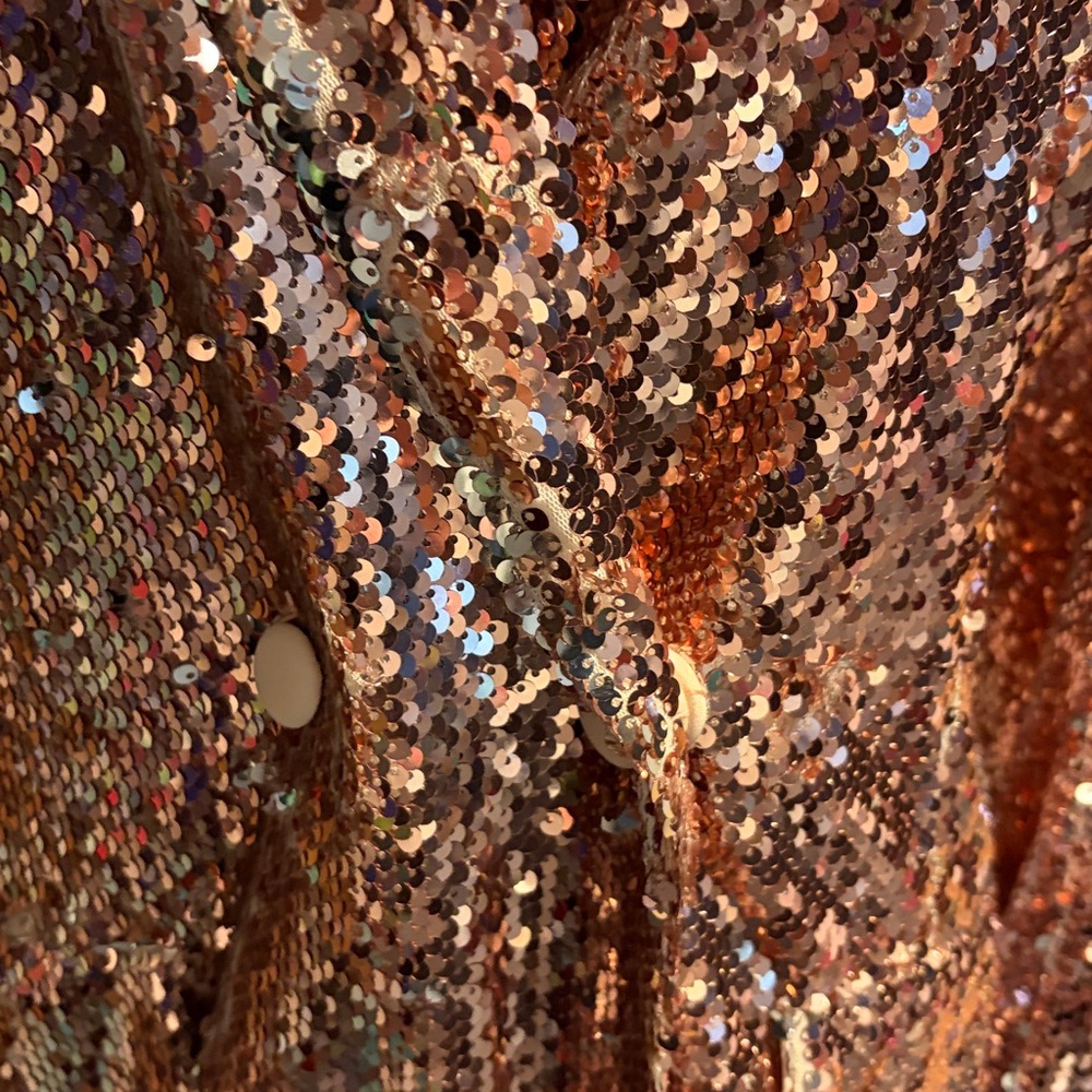 Endless Rose Copper Sequin Jacket - image 2
